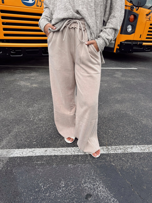 Change My Mind Sweatpants - Ash Mocha
