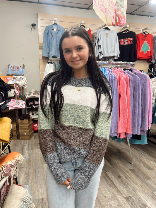 Safe Haven Striped Sweater