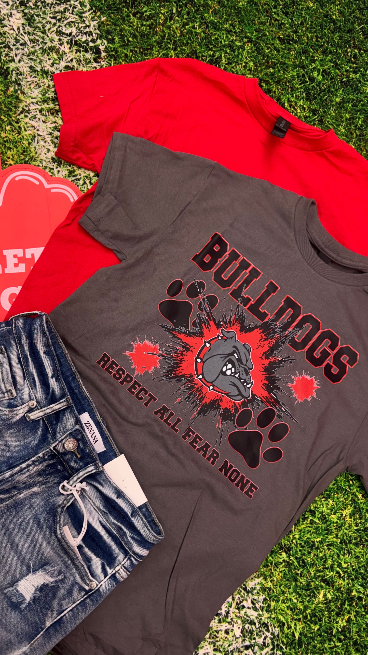 Bulldogs Respect All Fear None Graphic Tee