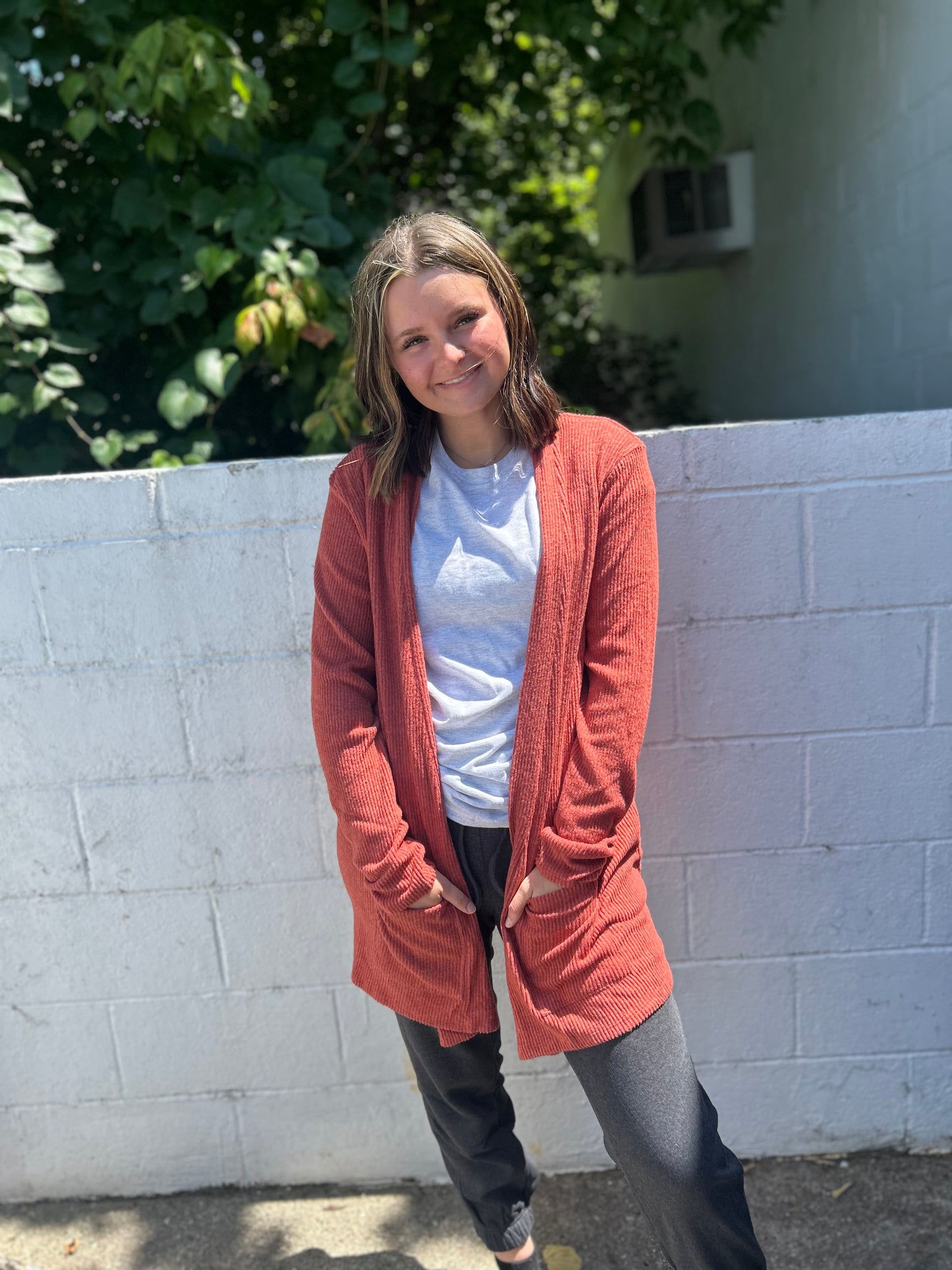 DOORBUSTER Cardigan - Rust