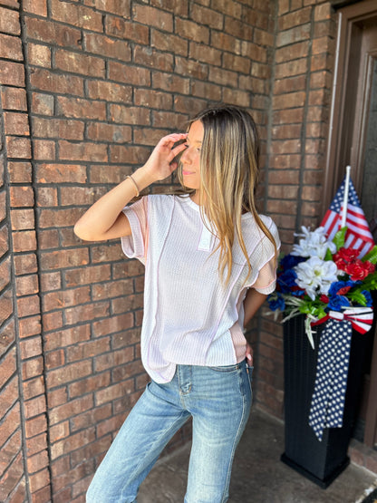 Even Better Colorblock Henley Top