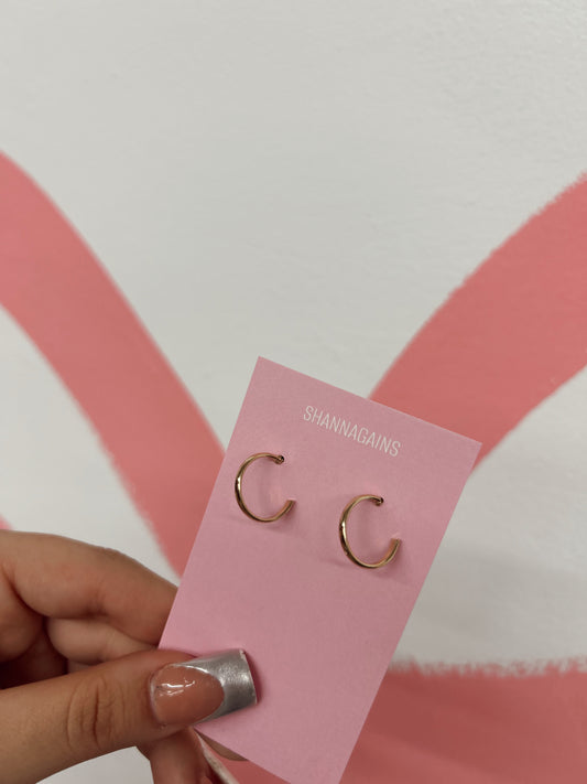 Small Hoop Gold Earrings (12)