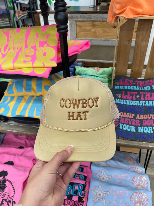 The Cowboy Hat Ball Cap - Mocha