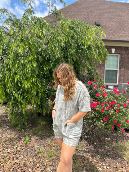 Something For You Camo Romper