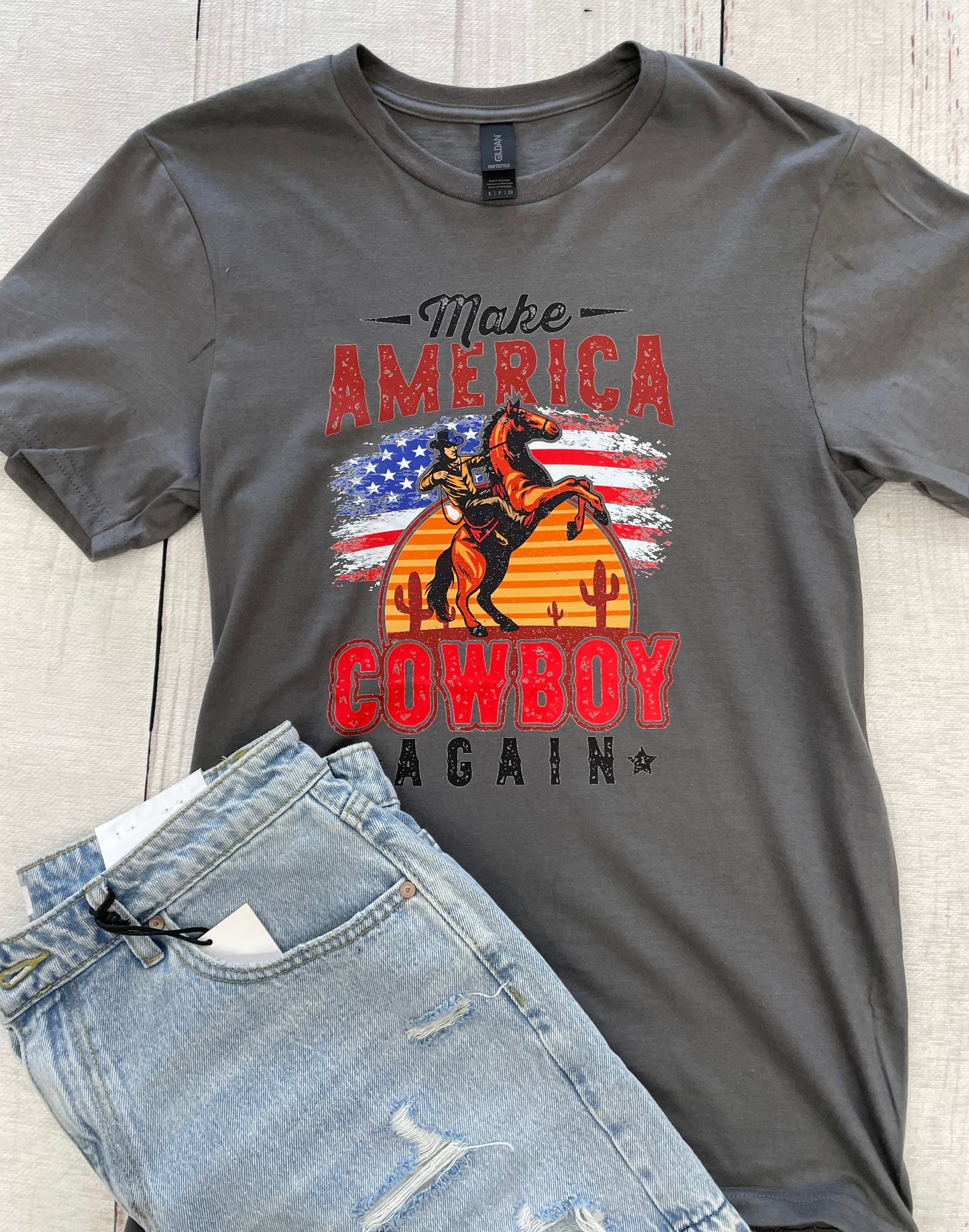 Make America Cowboy Again Graphic Tee