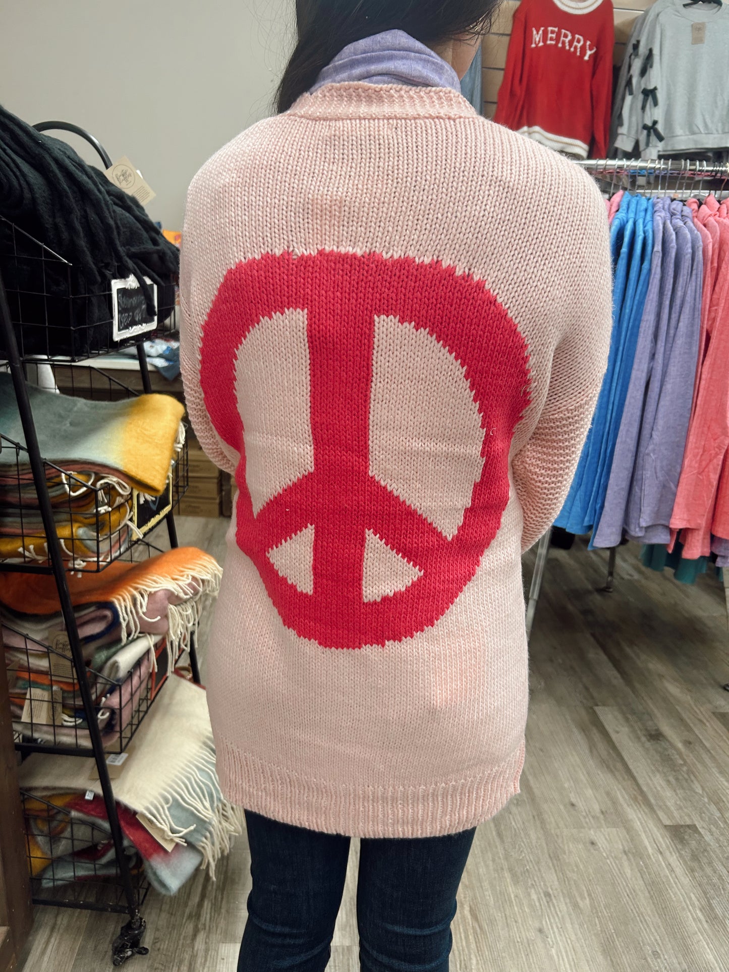 Woodstock Peace Cardigan