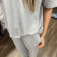 Lazy Day 2 Piece Set - Heather Grey