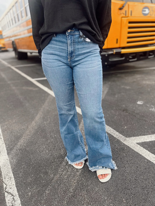 Martha Medium Wash Flare Jeans