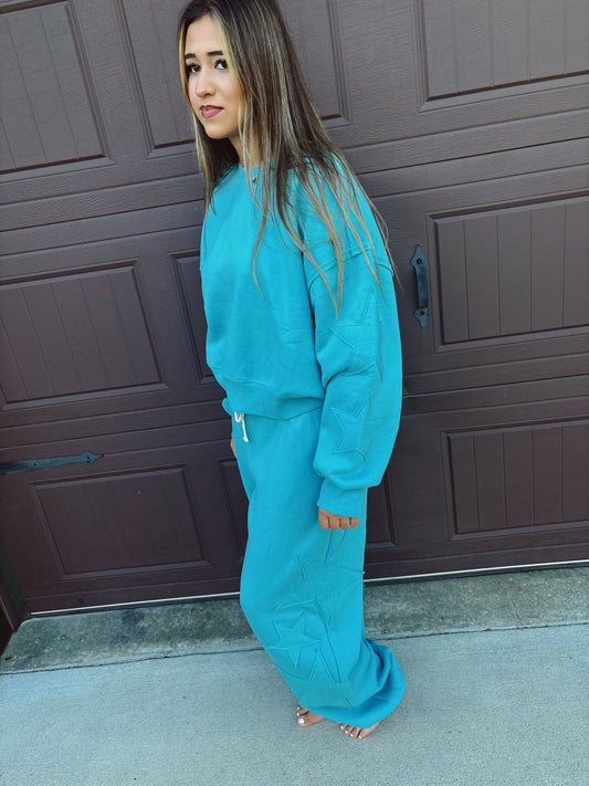 North Star Sweatpants - Sky