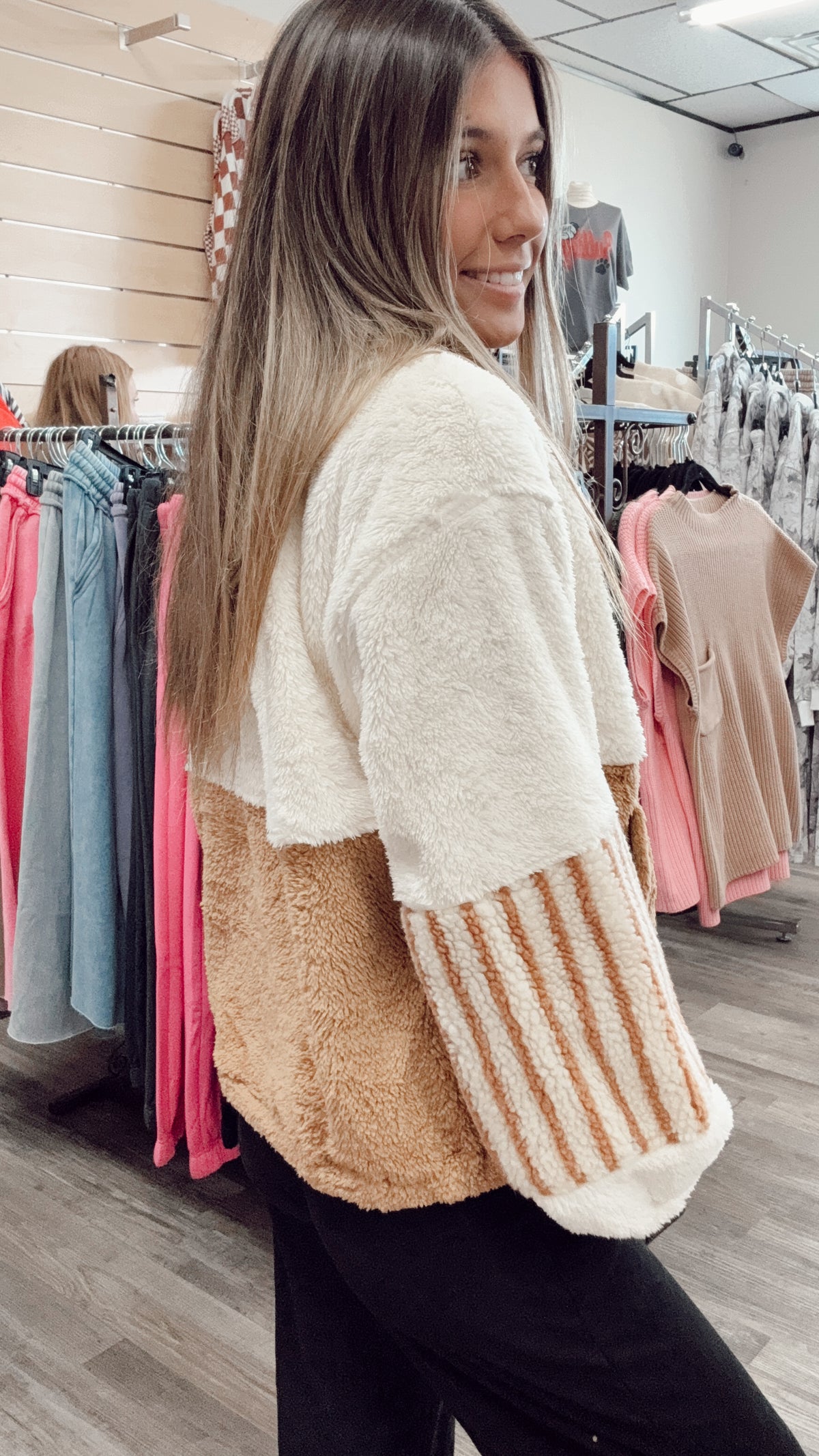 Cozy Little Thing Half-Zip Pullover - Cream