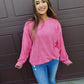 Sweater Weather Oversized Sweater - Taffy