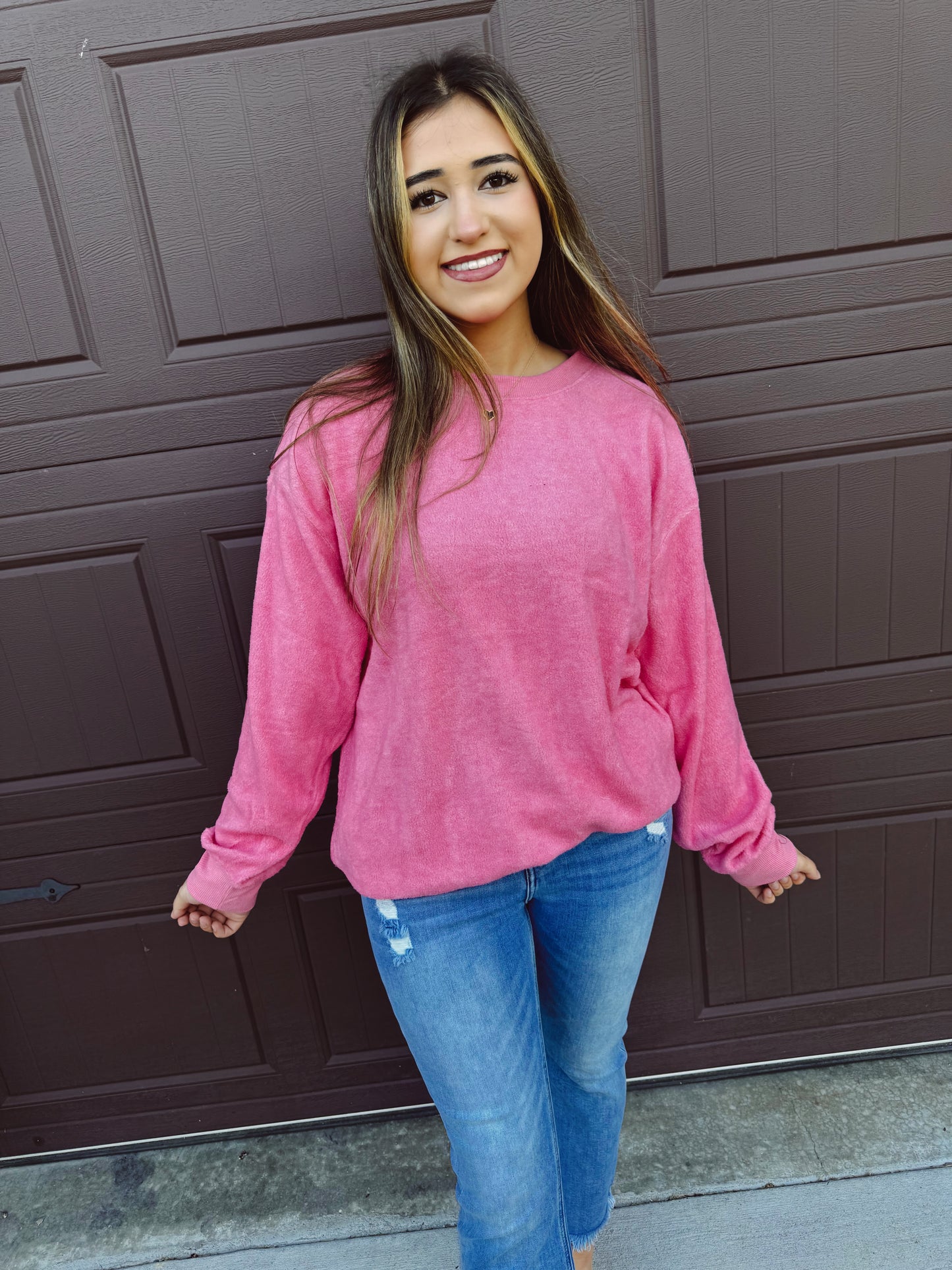 Sweater Weather Oversized Sweater - Taffy