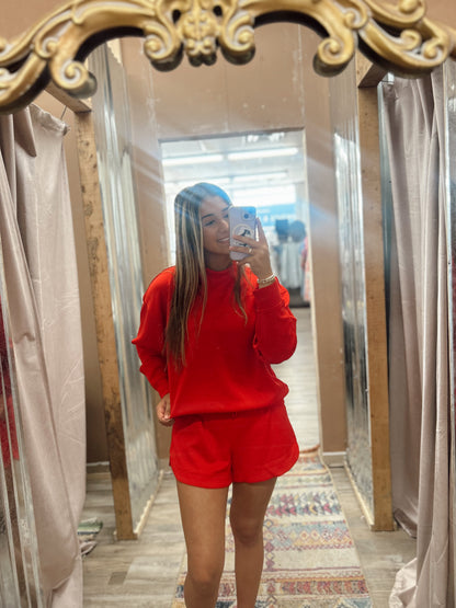 Cozy Cabin 2 Piece Set - Ruby
