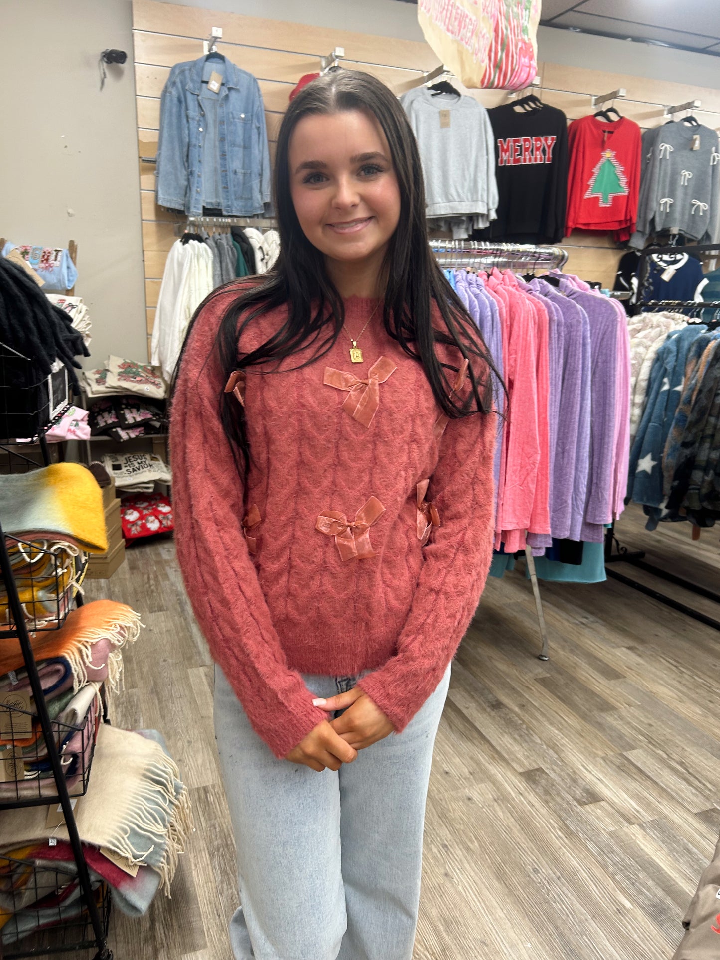 Hold Tight Bow Sweater