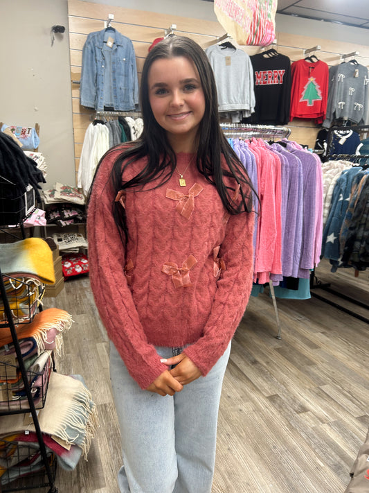 Hold Tight Bow Sweater