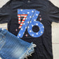 1776 Sparkly Graphic Tee