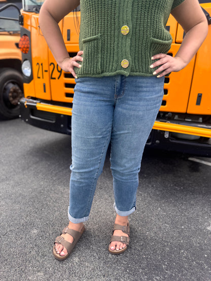 Jordan JUDY BLUE Mid Rise Boyfriend Jeans