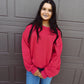 Cozy On Up Sweatshirt - Red