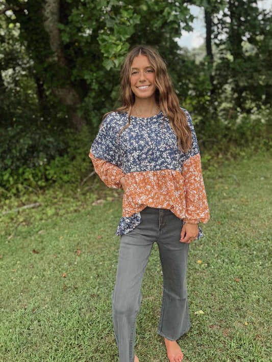Take Me Out Floral Top
