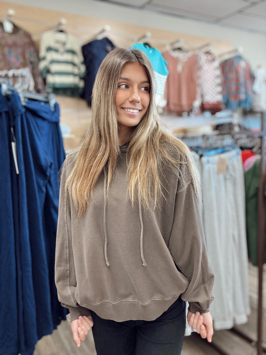 Look at Me Hoodie - Brown