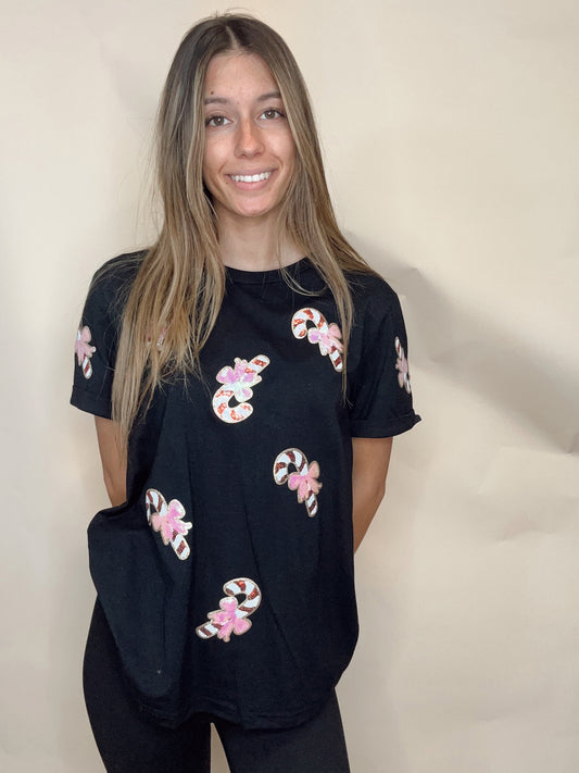 Candy Cane Queen Top