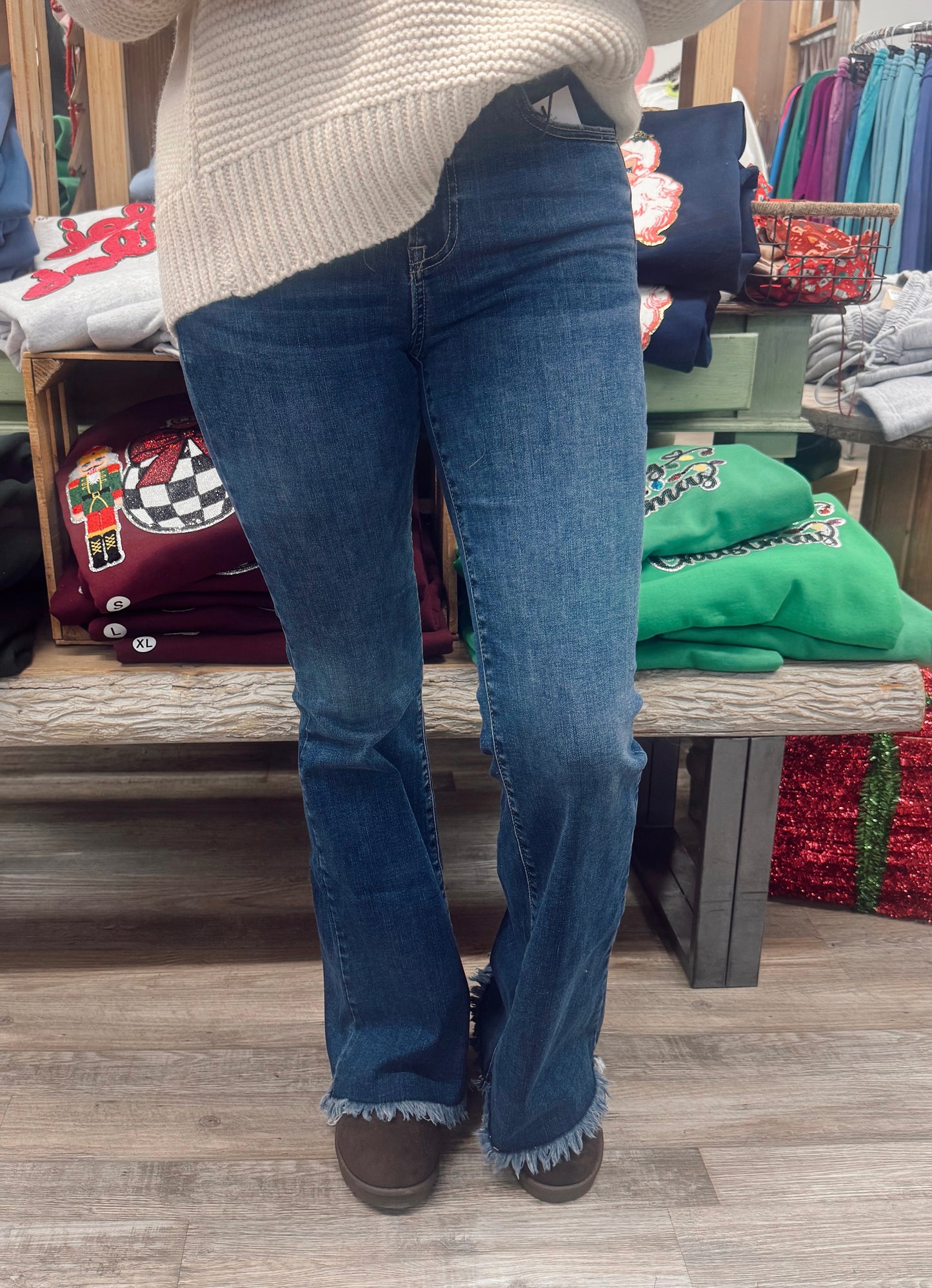 Leighanne Bell Bottom Jeans