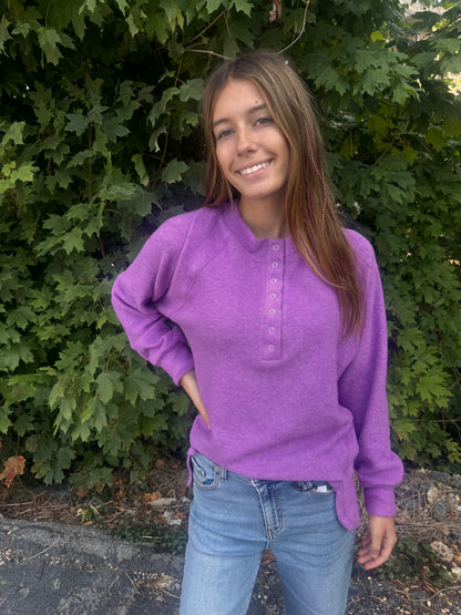 Doing The Most Top - Violet