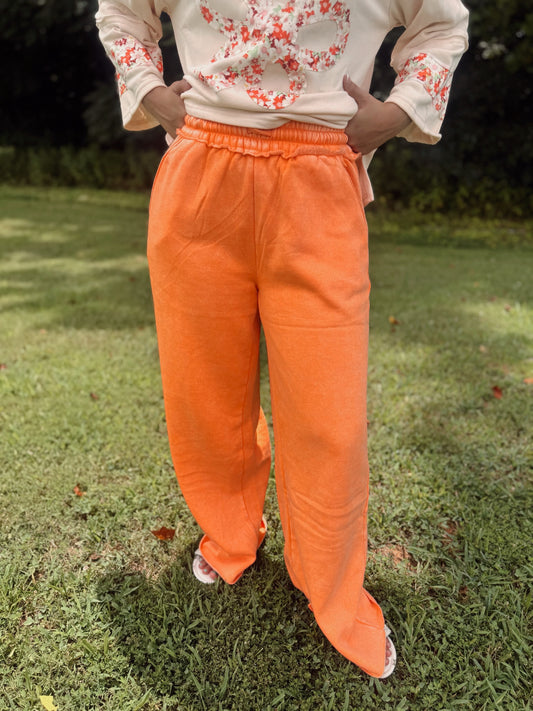 Change My Mind Sweatpants - Lt Orange