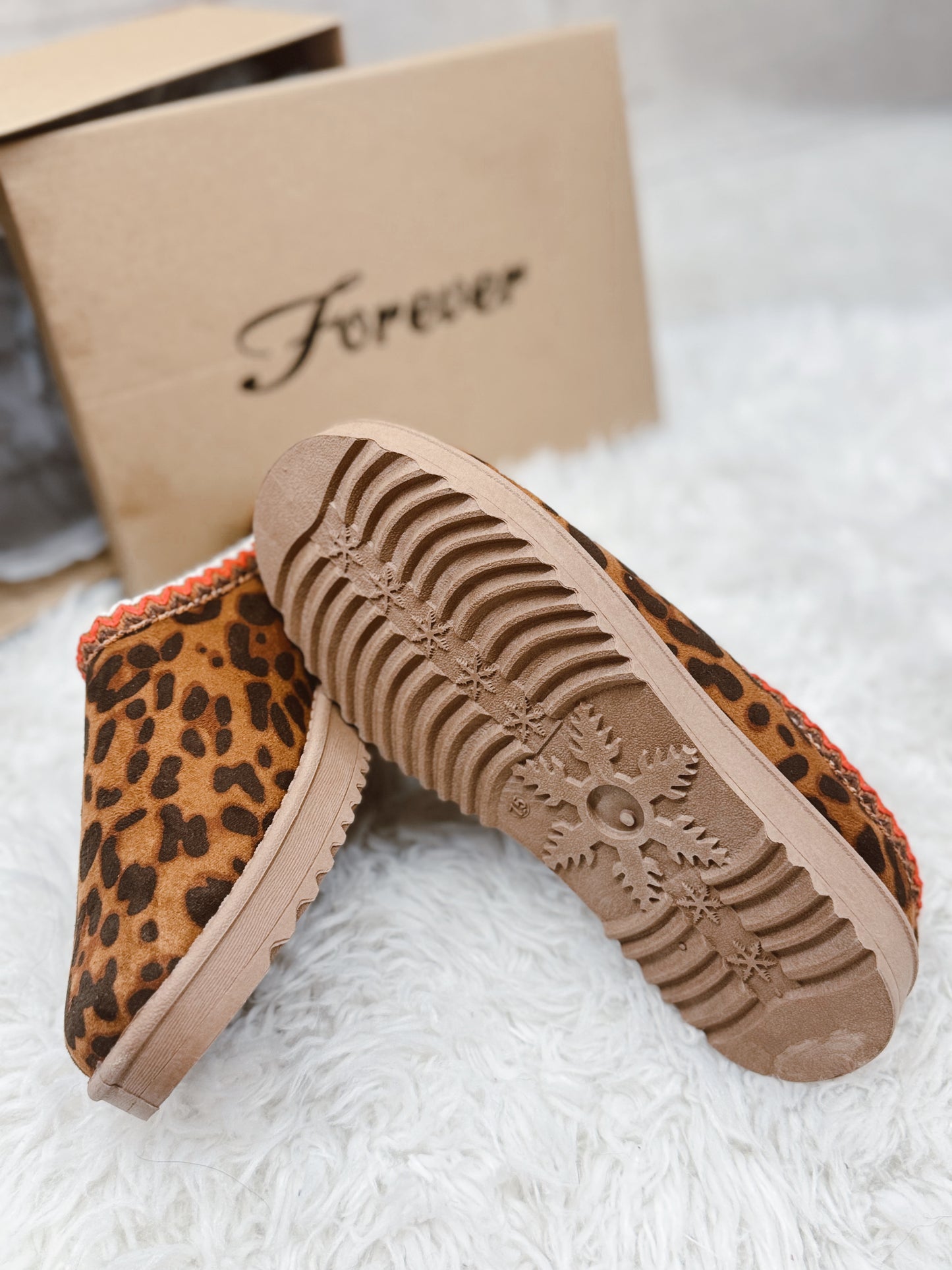 Never Better Slip On Booties - Leopard