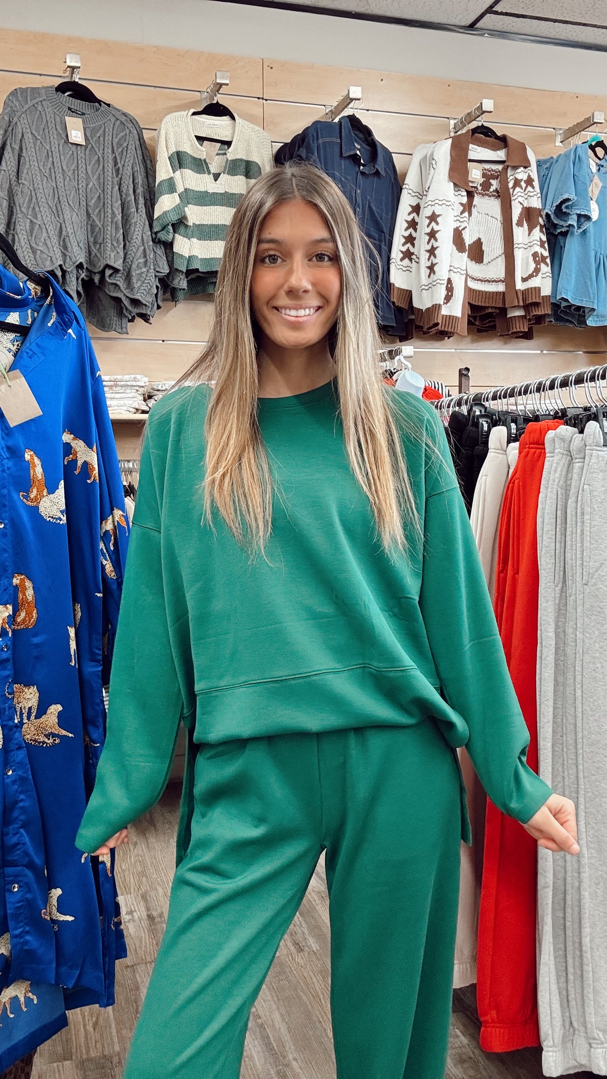 Weekend Plans 2 Piece Set - Hunter
