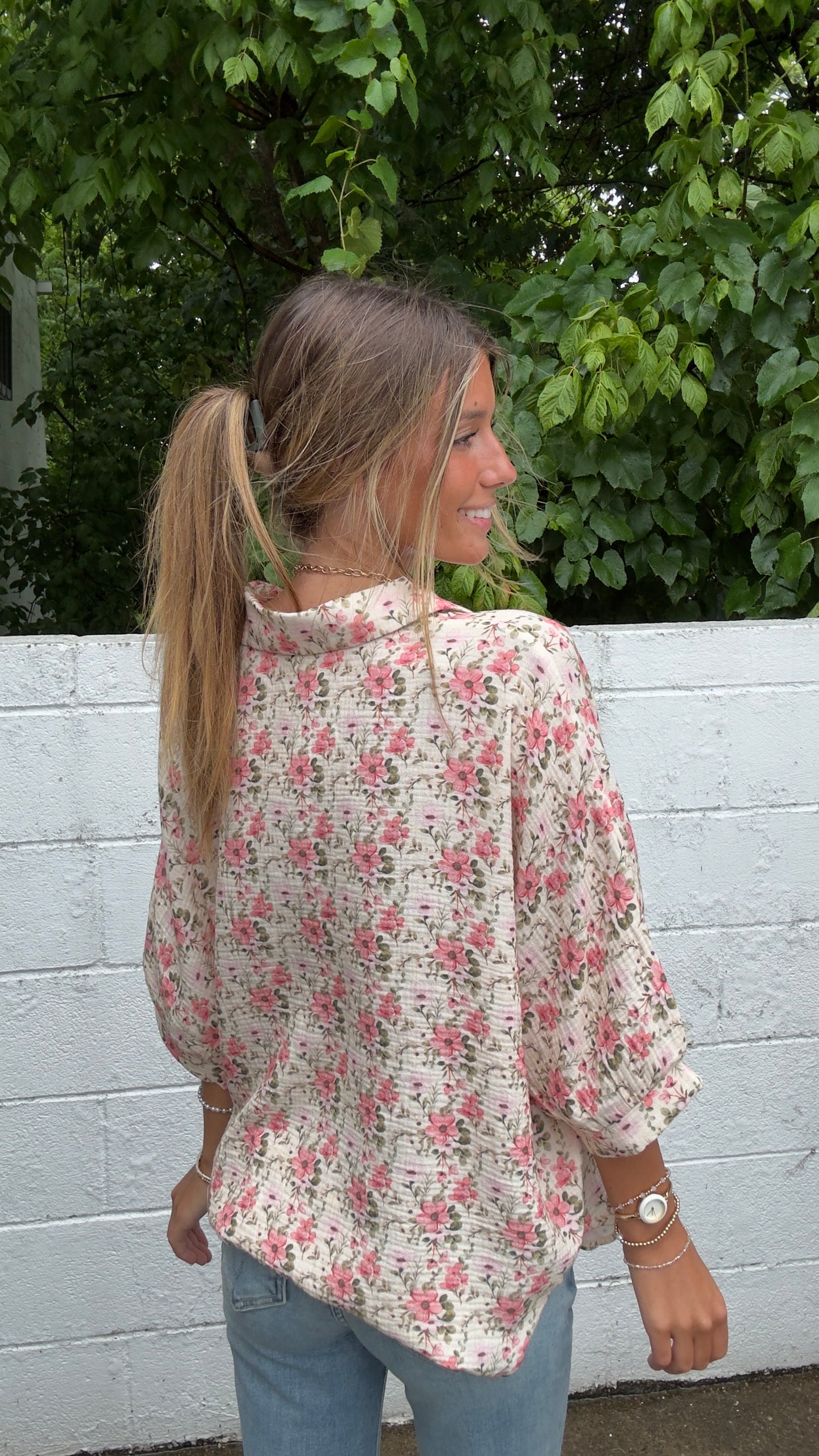 Daydreamer Button Up Top