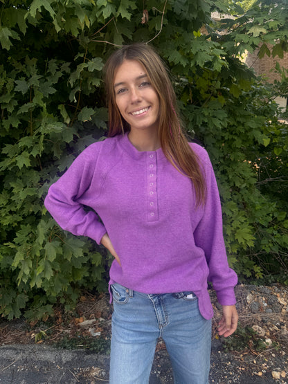 Doing The Most Top - Violet