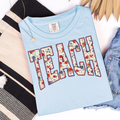 Teach Roses Graphic Tee
