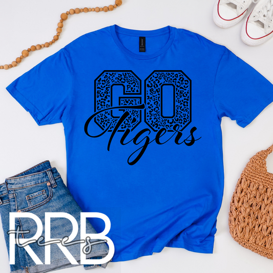 GO Tigers Cheetah Print Graphic Tee