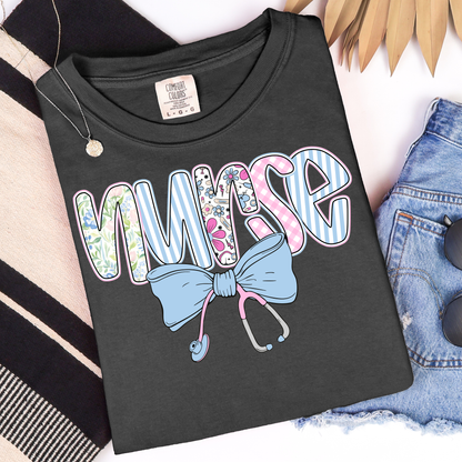Pastel Nurse Graphic Tee