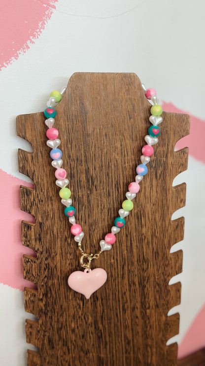 Candy Heart Crush Necklace