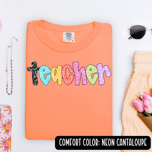 Notebook Scribbles Custom Name Graphic Tee