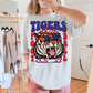 Tigers Retro Football Graphic Tee