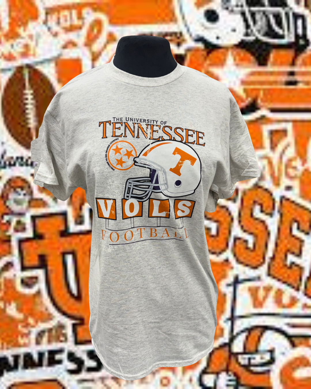 TN Vols Football Distressed Graphic Tee