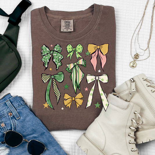 St. Patrick's Day Bows Graphic Tee