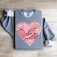 Quilted Patchwork Heart Graphic Tee