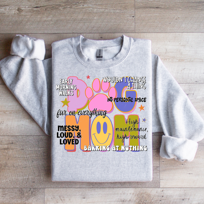 Happy Dog Mom Graphic Tee