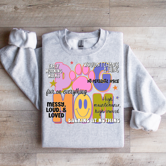 Happy Dog Mom Graphic Tee