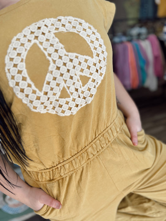 Peace & Love Jumpuit