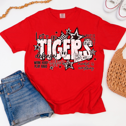 Let's Go Tigers Collage Graphic Tee