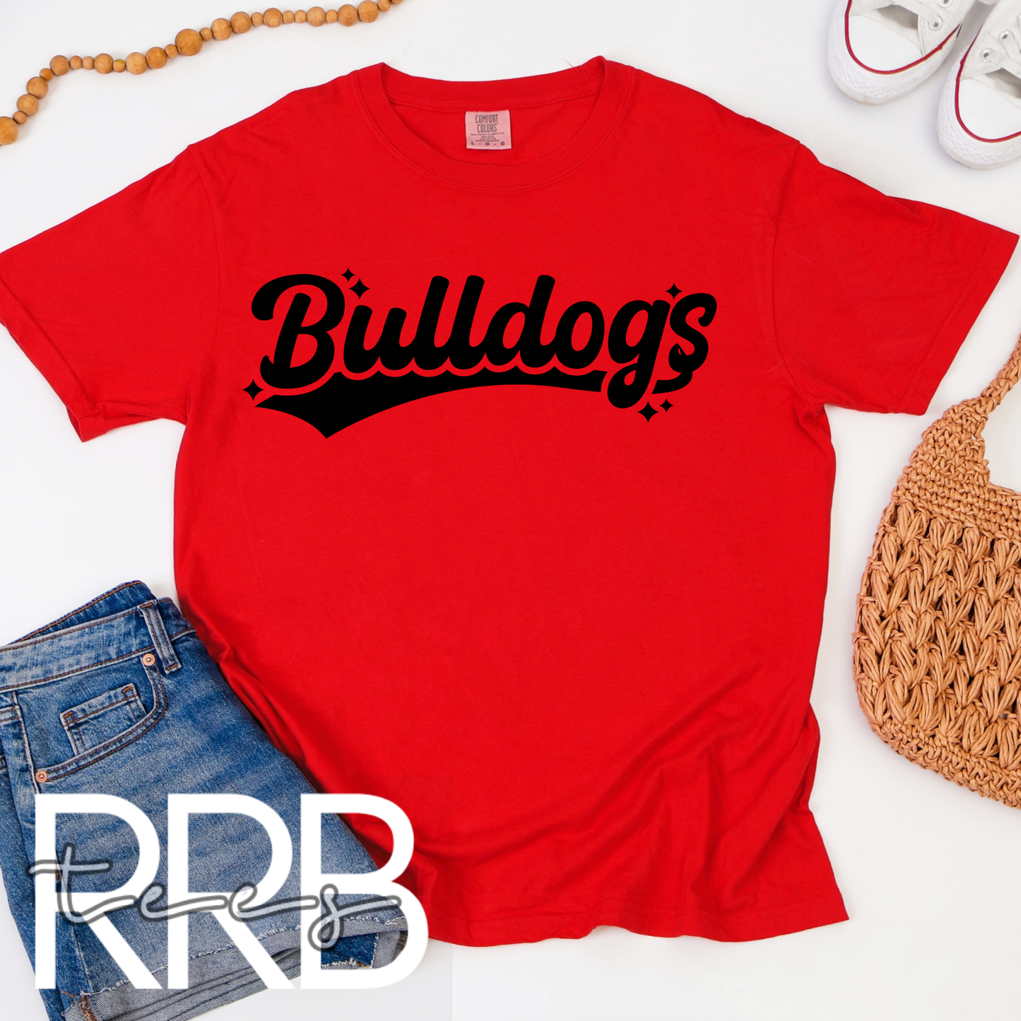 Bulldogs Sparkle Graphic Tee