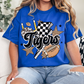 Tigers Football Collage Graphic Tee