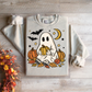 Ghost Holding A Pumpkin Graphic Tee