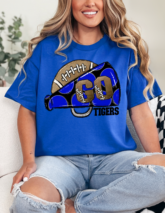 Tigers Football & Cheer Graphic Tee