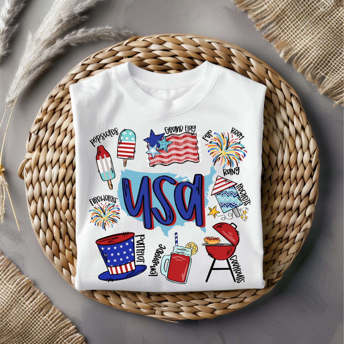 Patriotic Graphic Tee - 16
